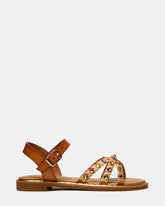 KIDS' GILLIAN COGNAC MULTI