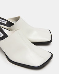 DEMPSEY WHITE LEATHER