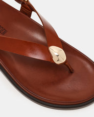 ELVIA BROWN LEATHER