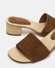 HAILEE CHESTNUT SUEDE