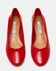 KLUTZY RED PATENT