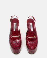 QUINN RED CROCODILE