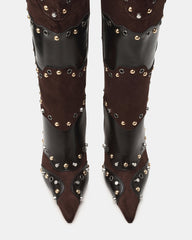 REVIVE BROWN MULTI WIDE CALF