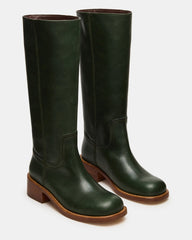 RIGGS DARK GREEN LEATHER