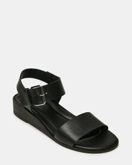 VAEDA BLACK LEATHER