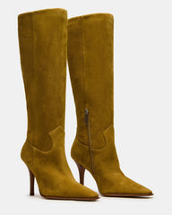 WESCOT OLIVE SUEDE