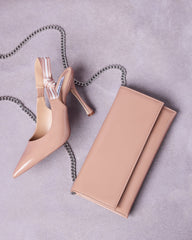 BRI HEEL AND JULIANA BAG BLUSH PATENT BUNDLE
