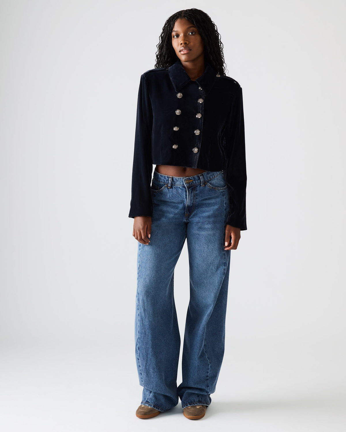 TONIA BLAZER INDIGO HAZE
