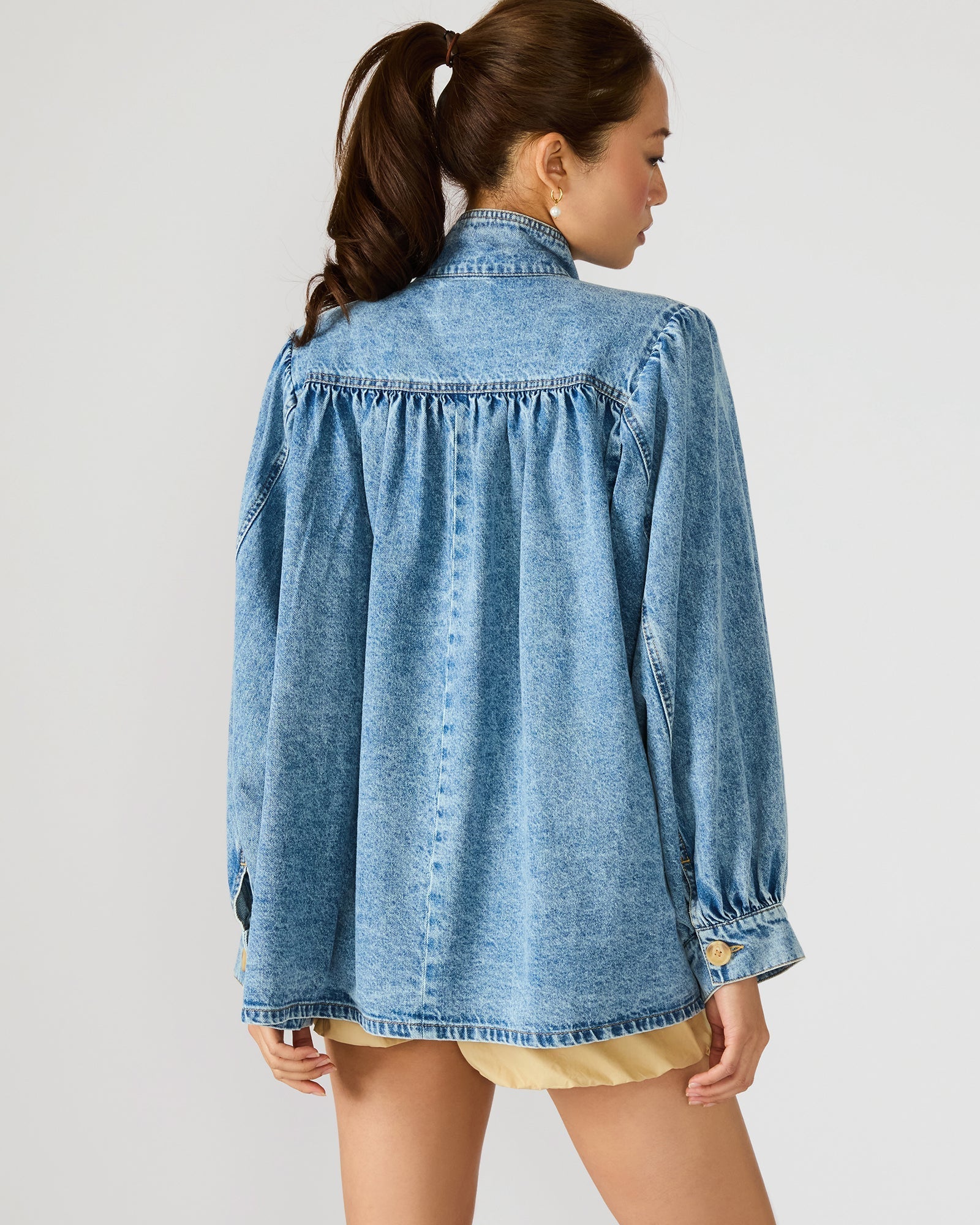 MARCELINE DENIM JACKET FOREVER BLUE