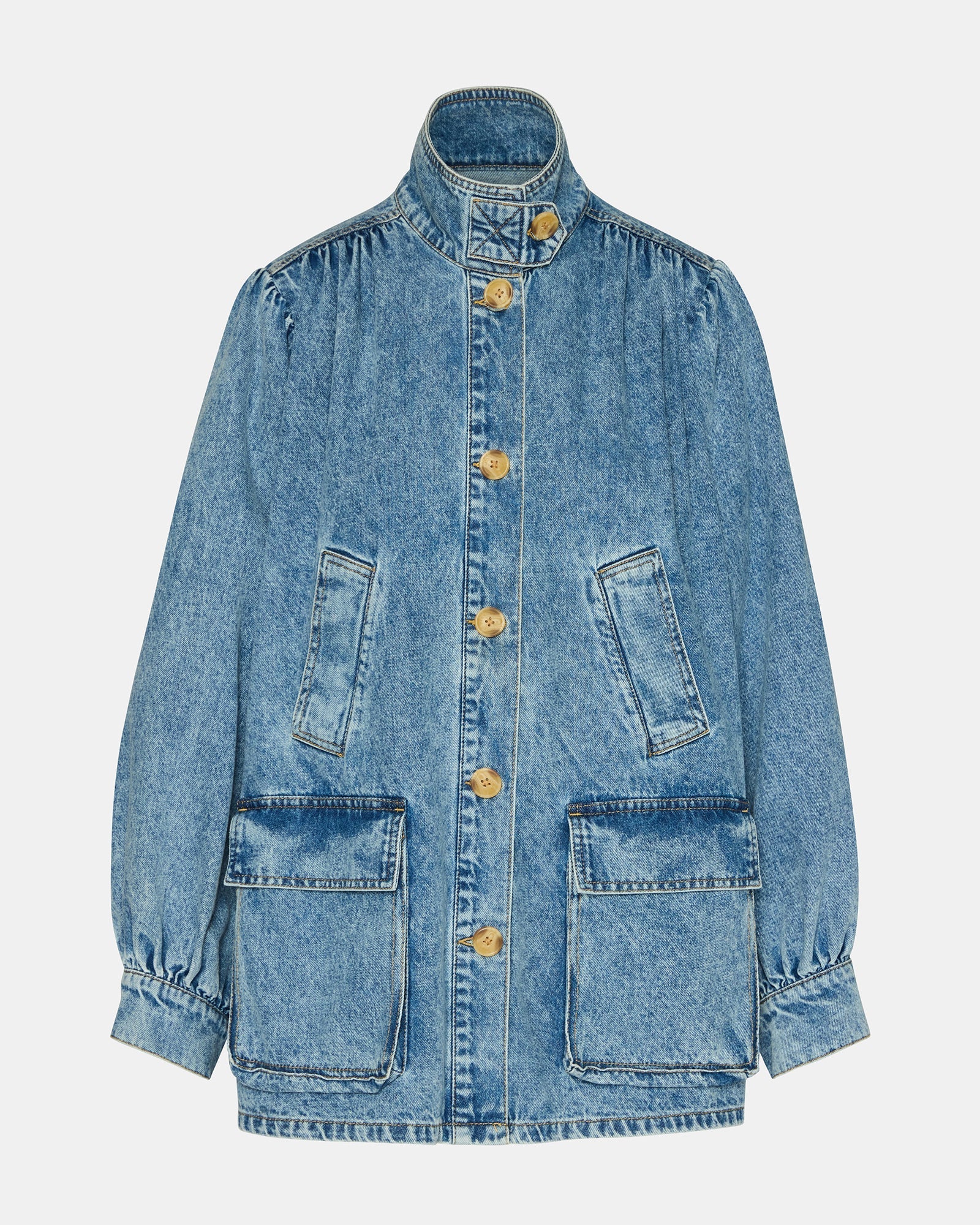 MARCELINE DENIM JACKET FOREVER BLUE