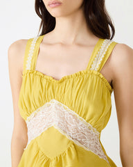CINTHIA TOP GOLDEN LIME
