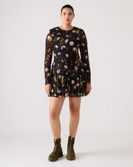 BLISS DRESS BLACK DITSY FLORAL