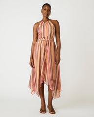 DALINA DRESS STRIPE MULTI