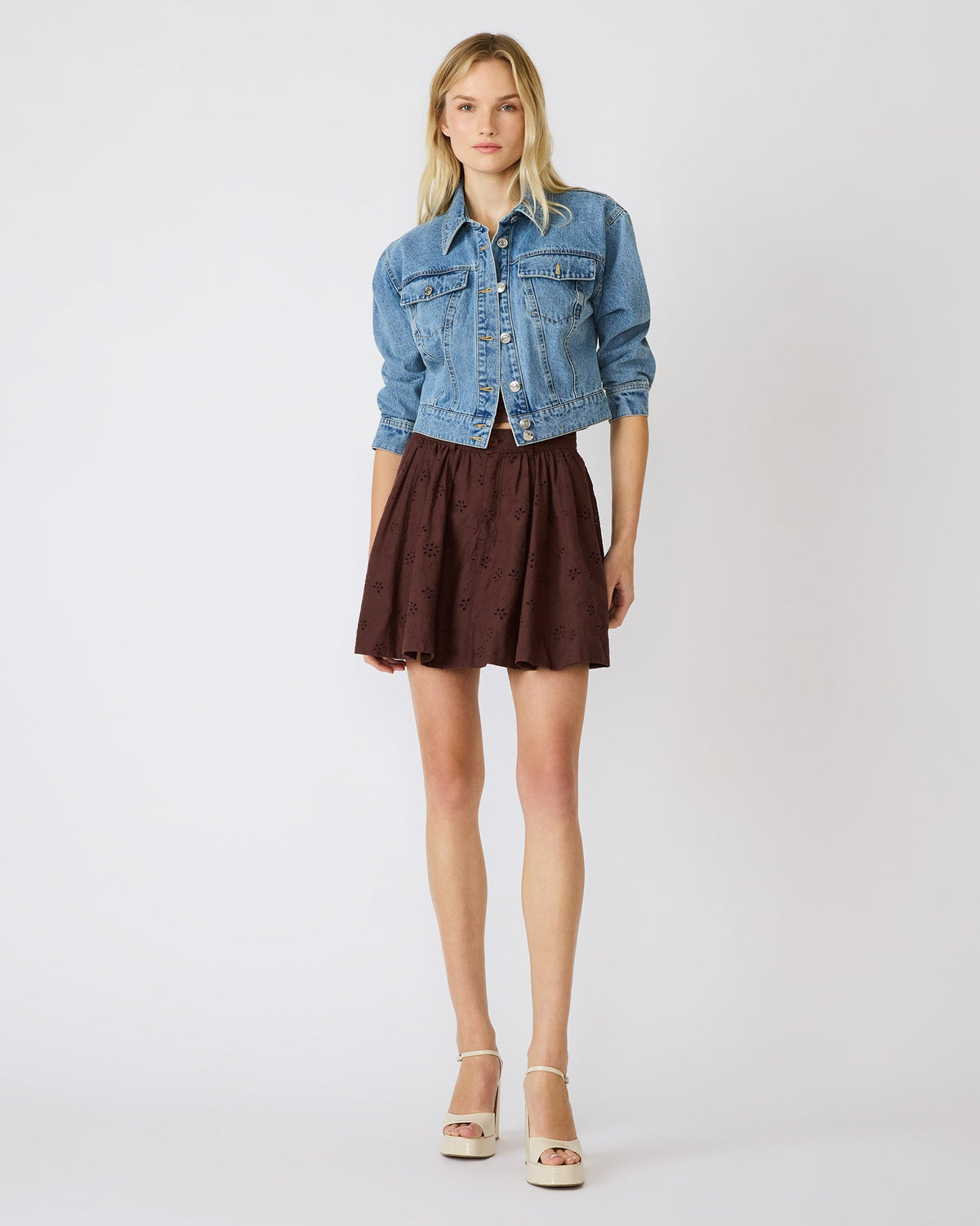 VANNY SKIRT WALNUT