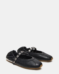 ANAYA BLACK LEATHER STUDS
