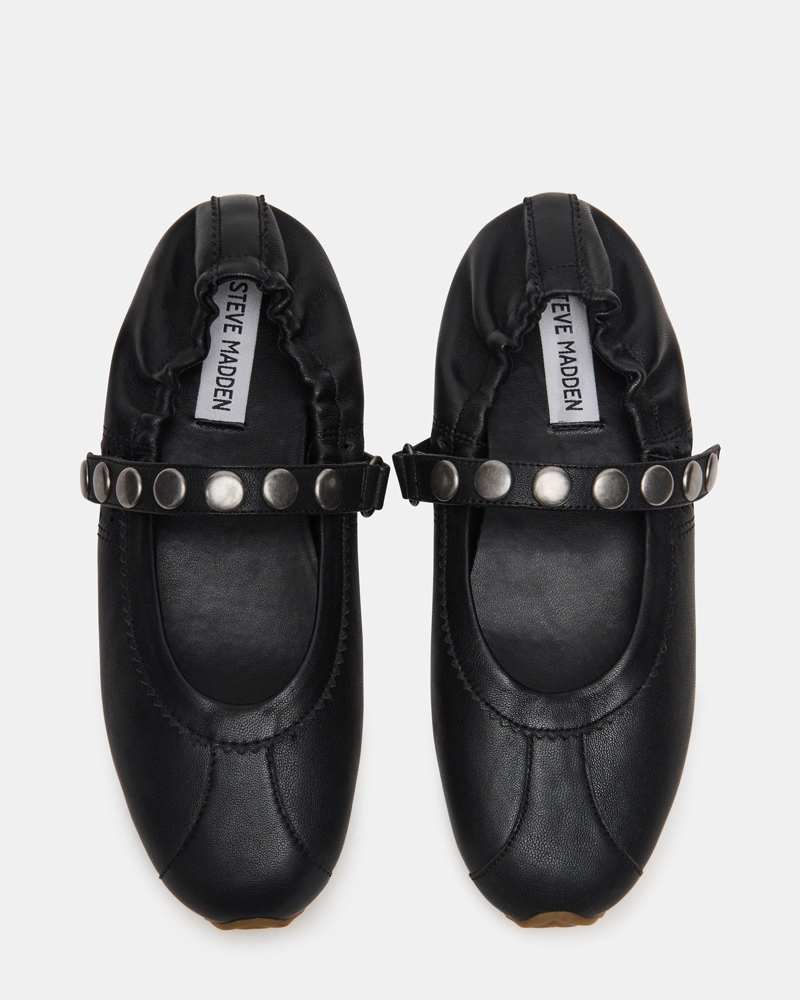 ANAYA BLACK LEATHER STUDS