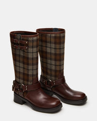 ASTOR FLANNEL BROWN MULTI