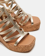 COZETTE GOLD LEATHER