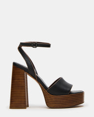 FLORIA BLACK LEATHER