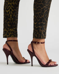 FOXX BURGUNDY PATENT