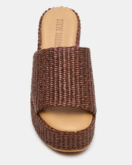 JETTY BROWN RAFFIA