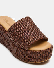 JETTY BROWN RAFFIA