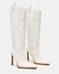 KINZEE WHITE LEATHER
