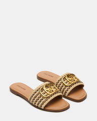KORA BROWN RAFFIA