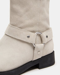 LANI WHITE SUEDE