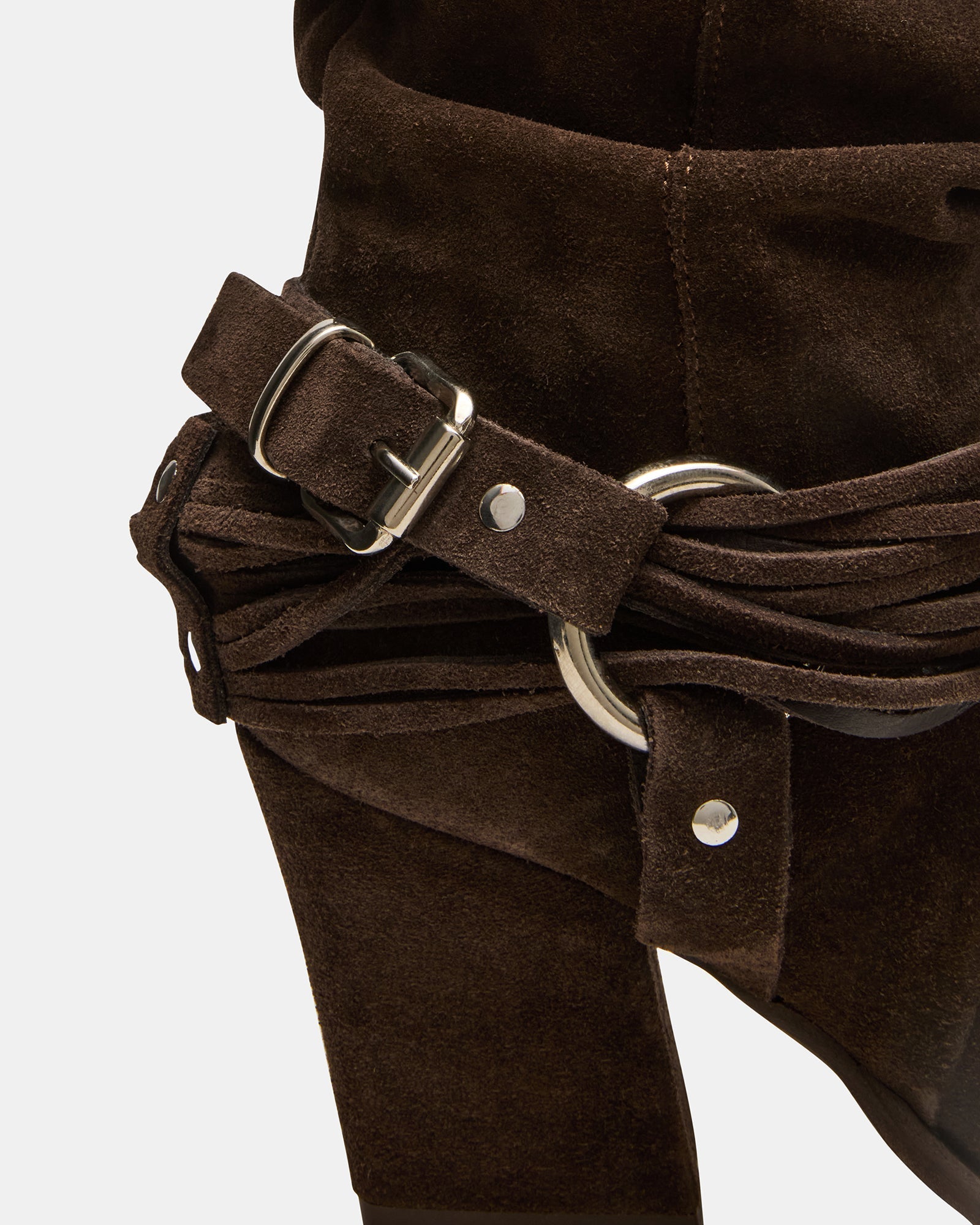 LAUPER DARK TAUPE SUEDE