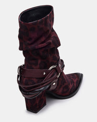 LAUPER RED LEOPARD