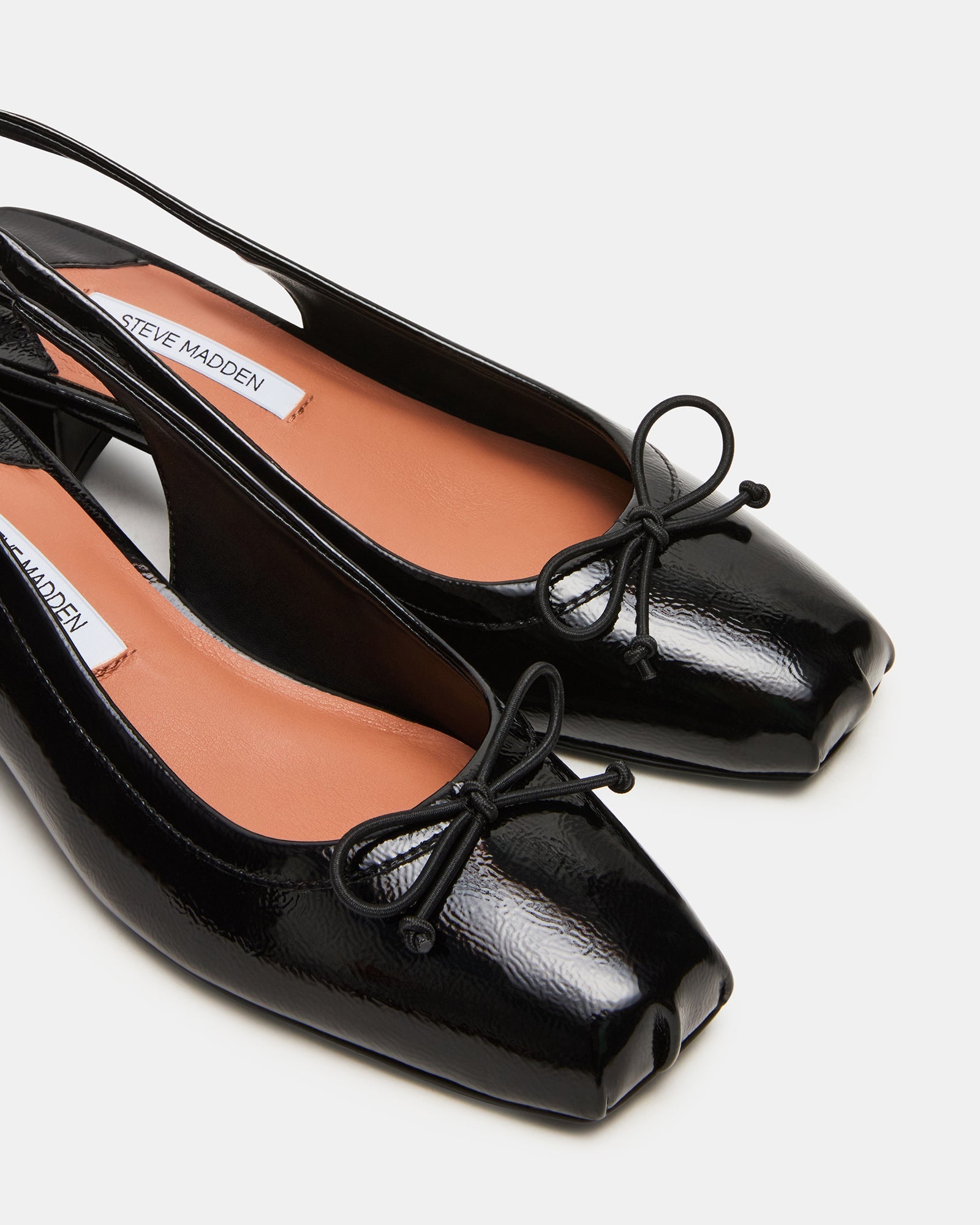 LOVED BLACK CRINKLE PATENT
