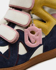 MAVIS NAVY SUEDE