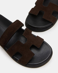 MAYVEN CHOCOLATE BROWN SUEDE