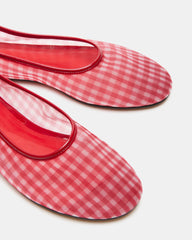 MEADOW RED GINGHAM