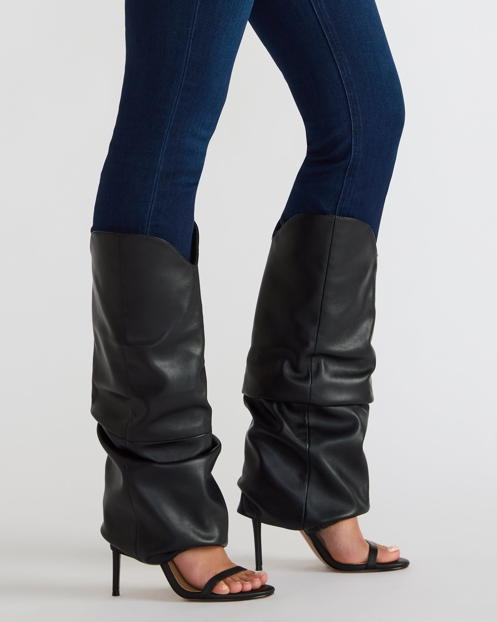 RAVINE DENIM RHINESTONES
