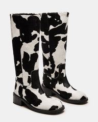 RIGGS BLACK COW PRINT