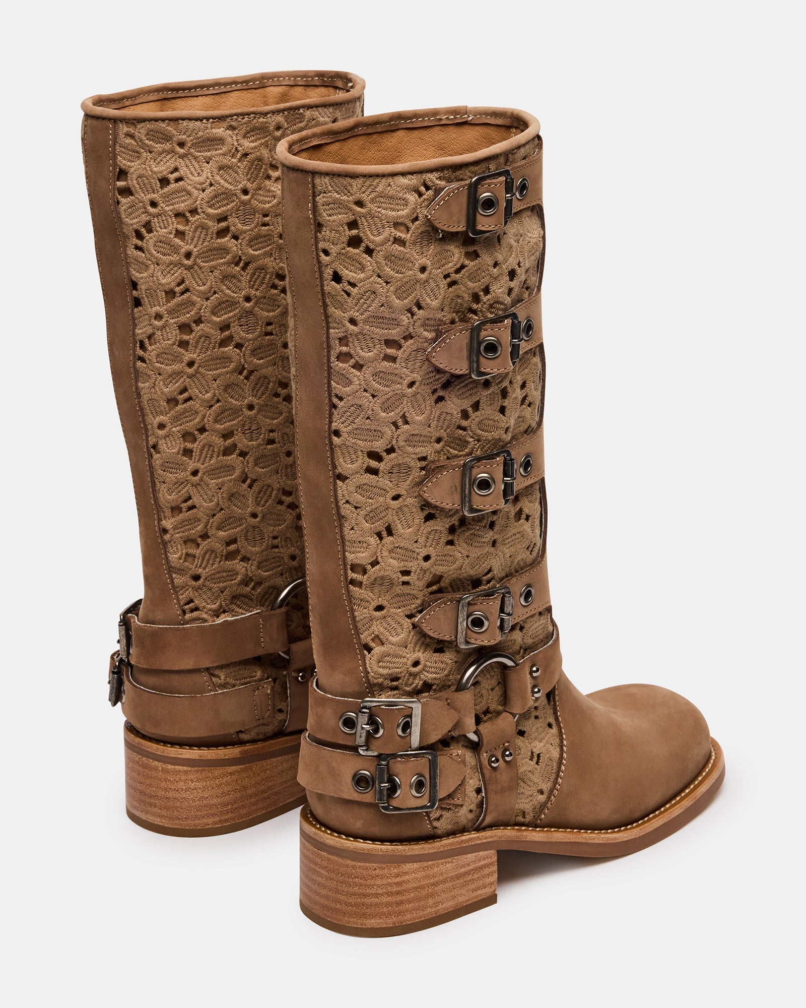 ROCKY FLORAL TAN NUBUCK