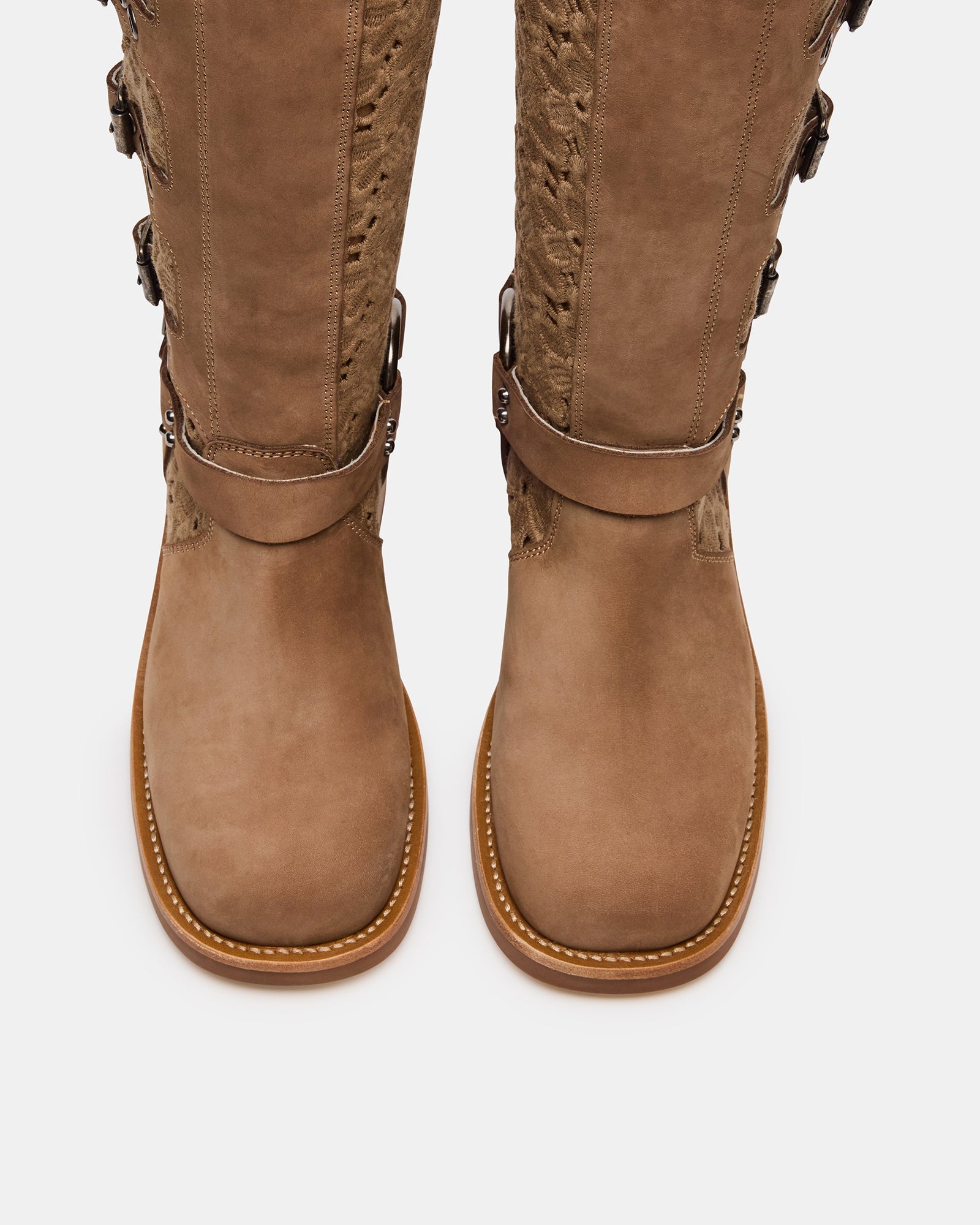ROCKY FLORAL TAN NUBUCK