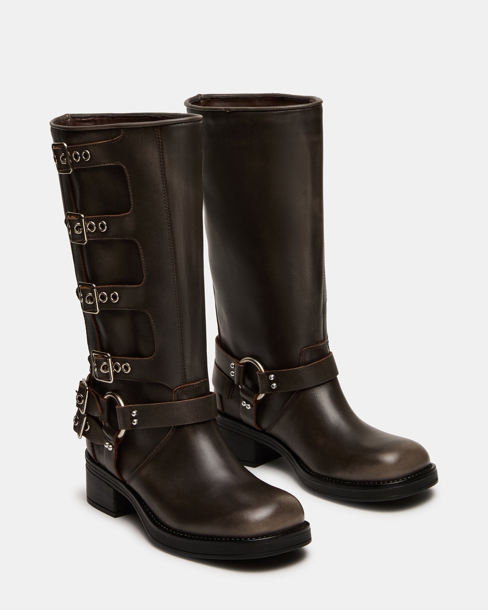 ROCKY BROWN DISTRESSED WIDE CALF
