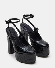 SCOTLYN BLACK CROCODILE